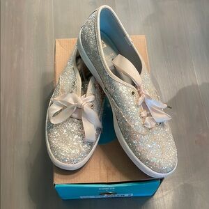 Keds Kate Spade Glitter Sneakers SZ 6.5